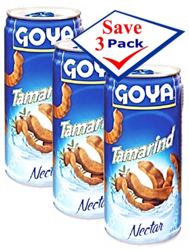 Goya Tamarind Nectar 9.6 Oz Pack of 3